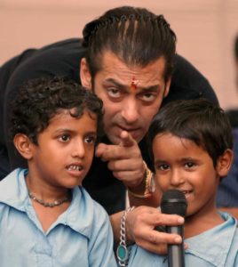 socially concerned celebrities : Salman Khan-Children