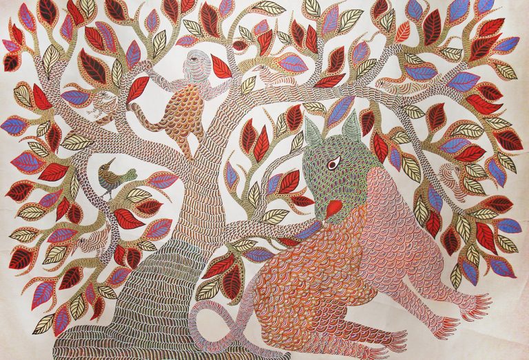 Gond Art : A Folk Art Form with Beautiful Tribal Colours, Themes, and Shapes Gond Art : A Folk Art Form with Beautiful Tribal Colours, Themes, and Shapes