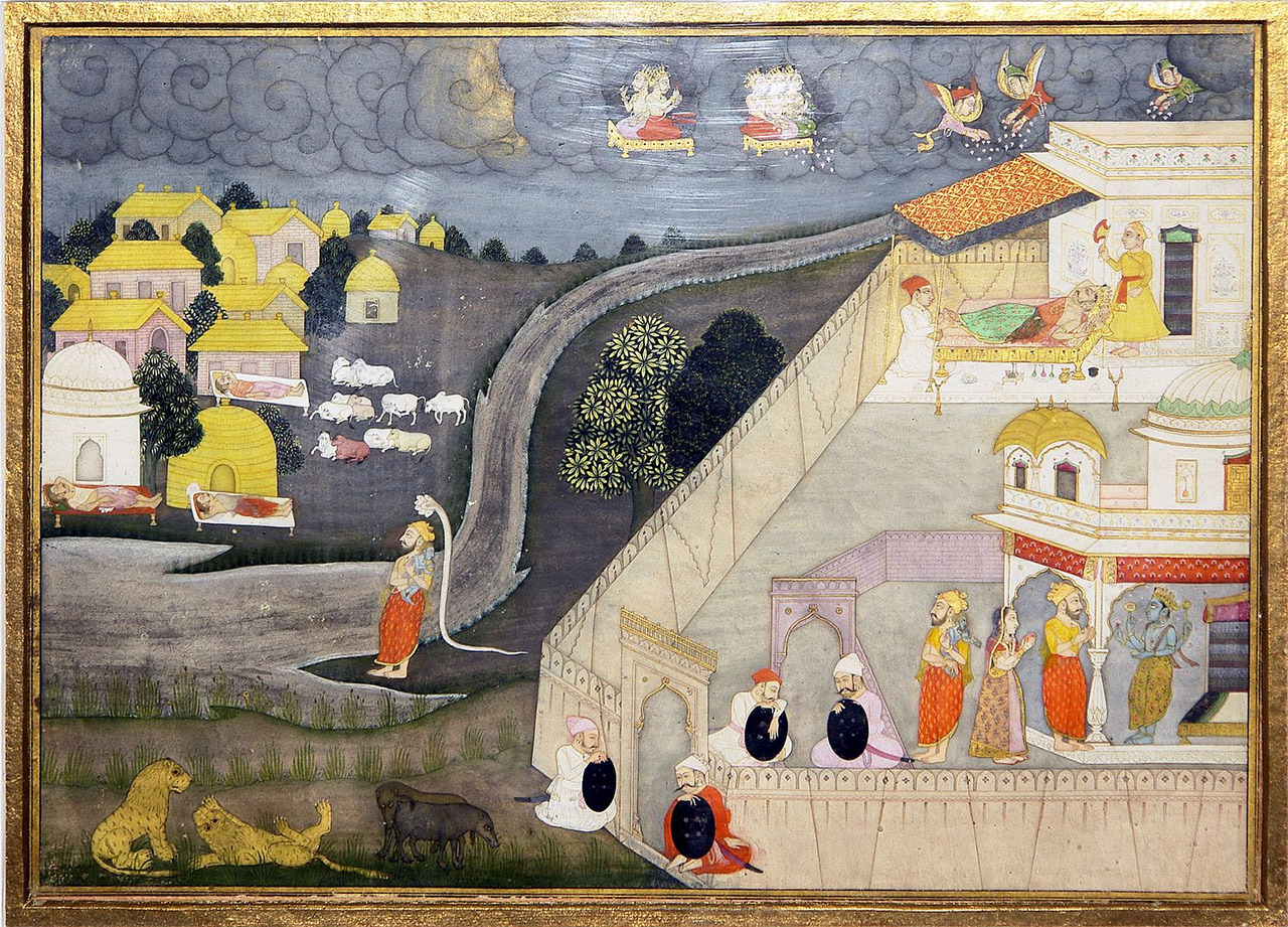 Miniature-Paintings-of-India-Rajasthan-School