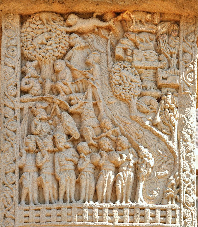 Mahakapi_Jataka_Sanchi