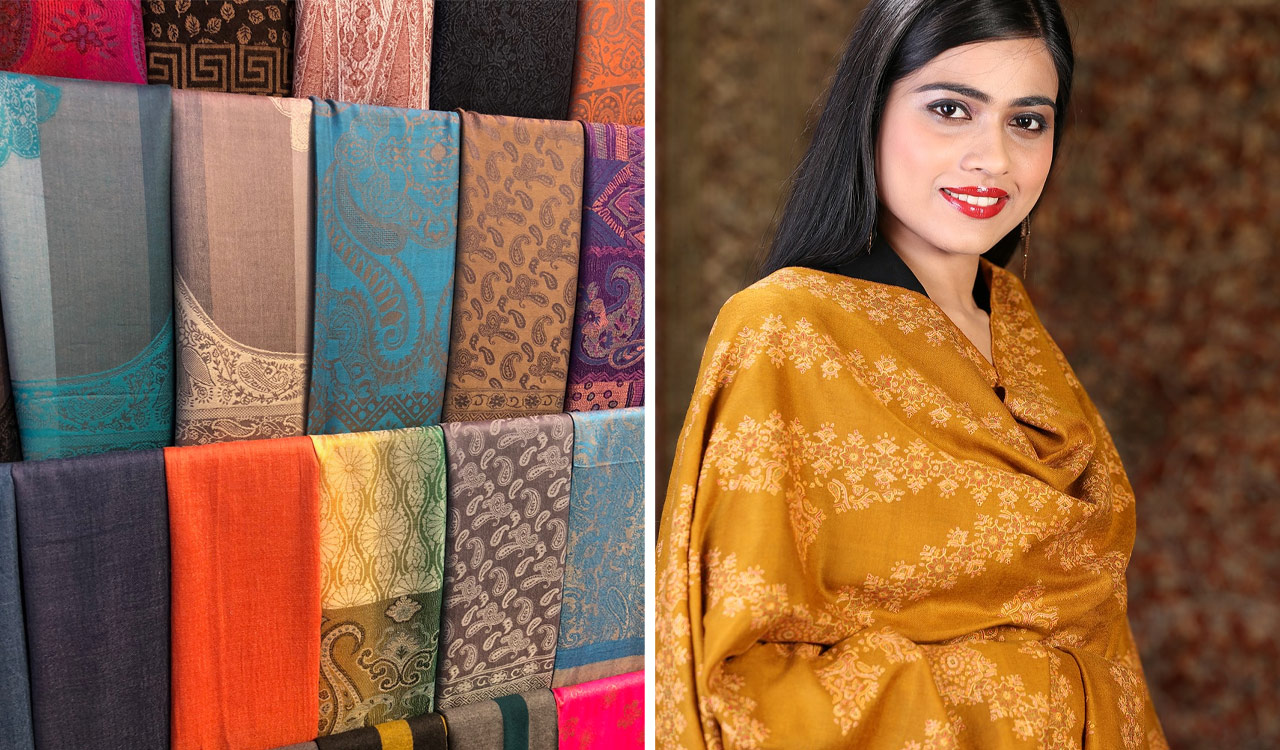 Handicrafts-of-India-Pashmina-Shawls