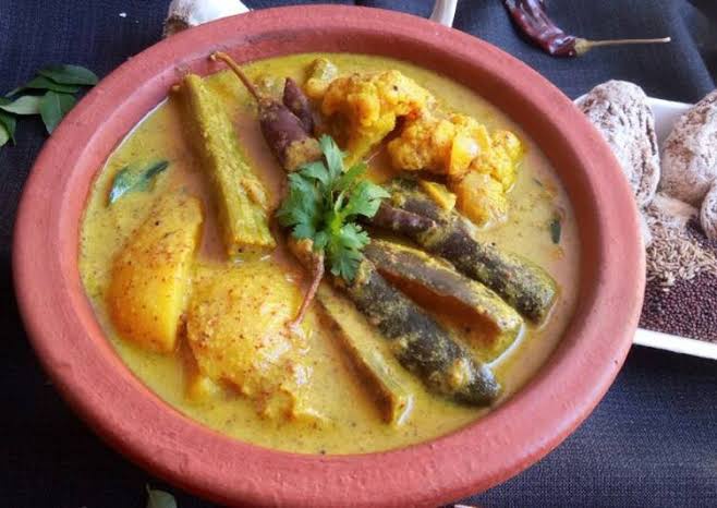 Dishes of Odisha - Kadali Manja Rai 2