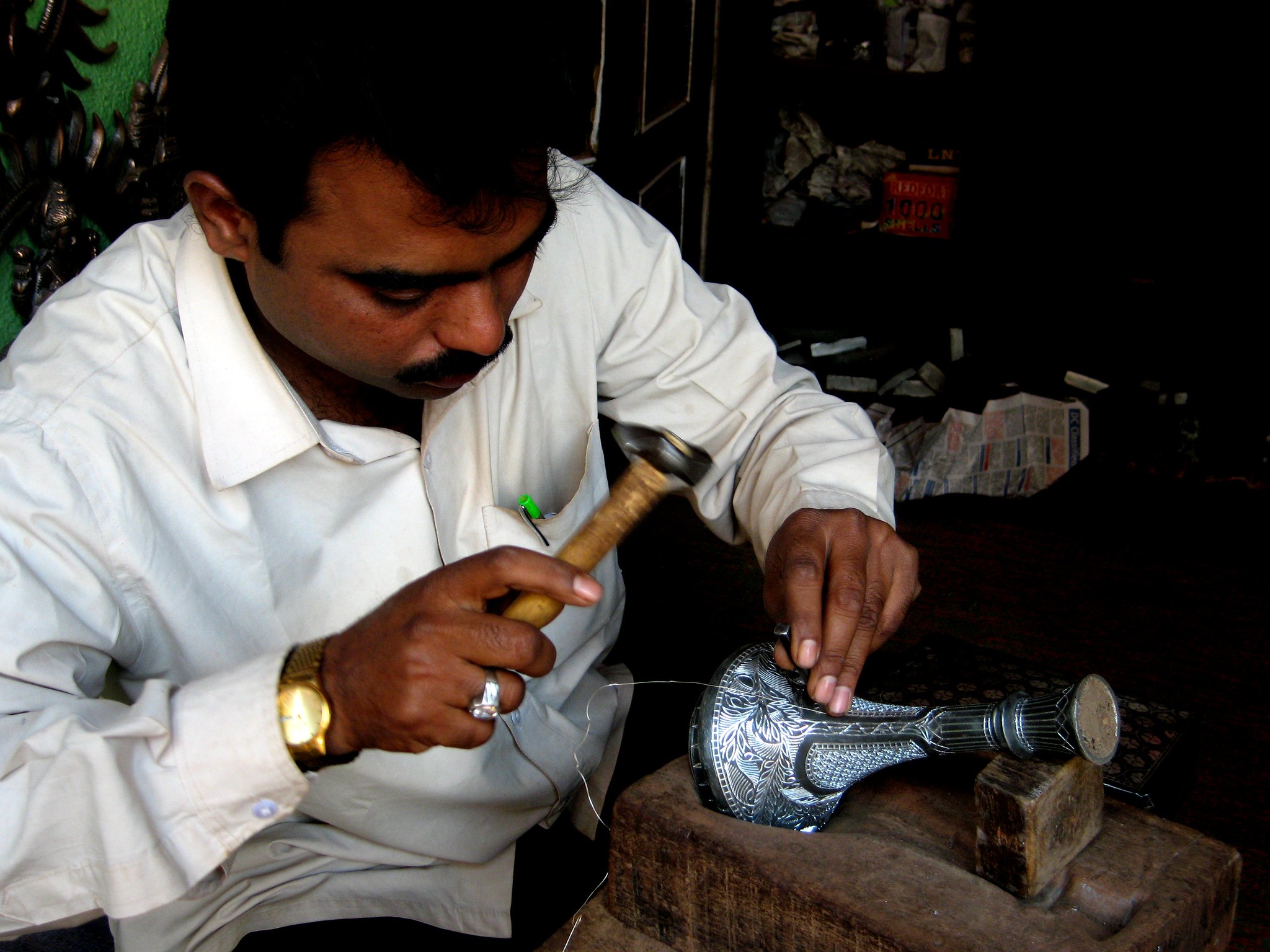 GI Tag products in Karnataka-Bidriware