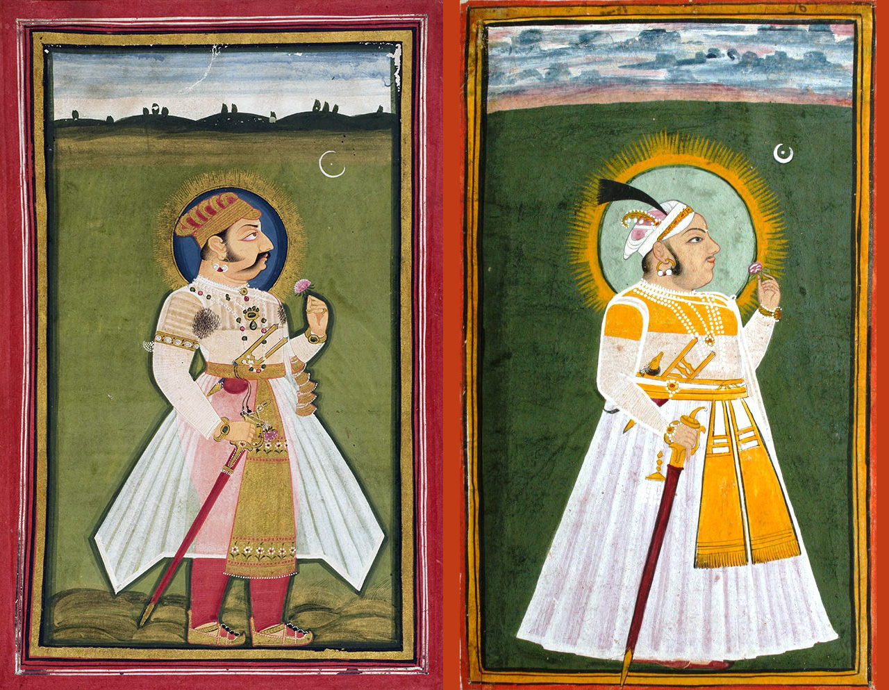 Rajput-Paintings-Royal-Portraits