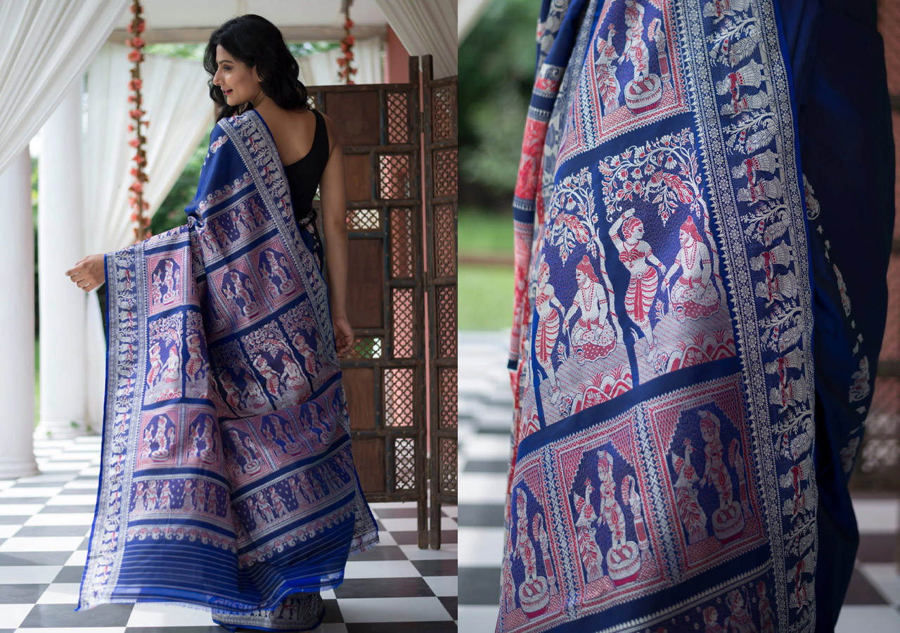 Handlooms-of-India-Baluchari-Silk