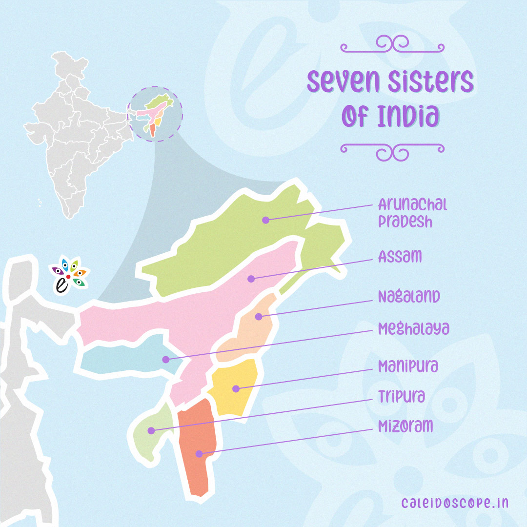 Seven-Sisters-of-India-Map