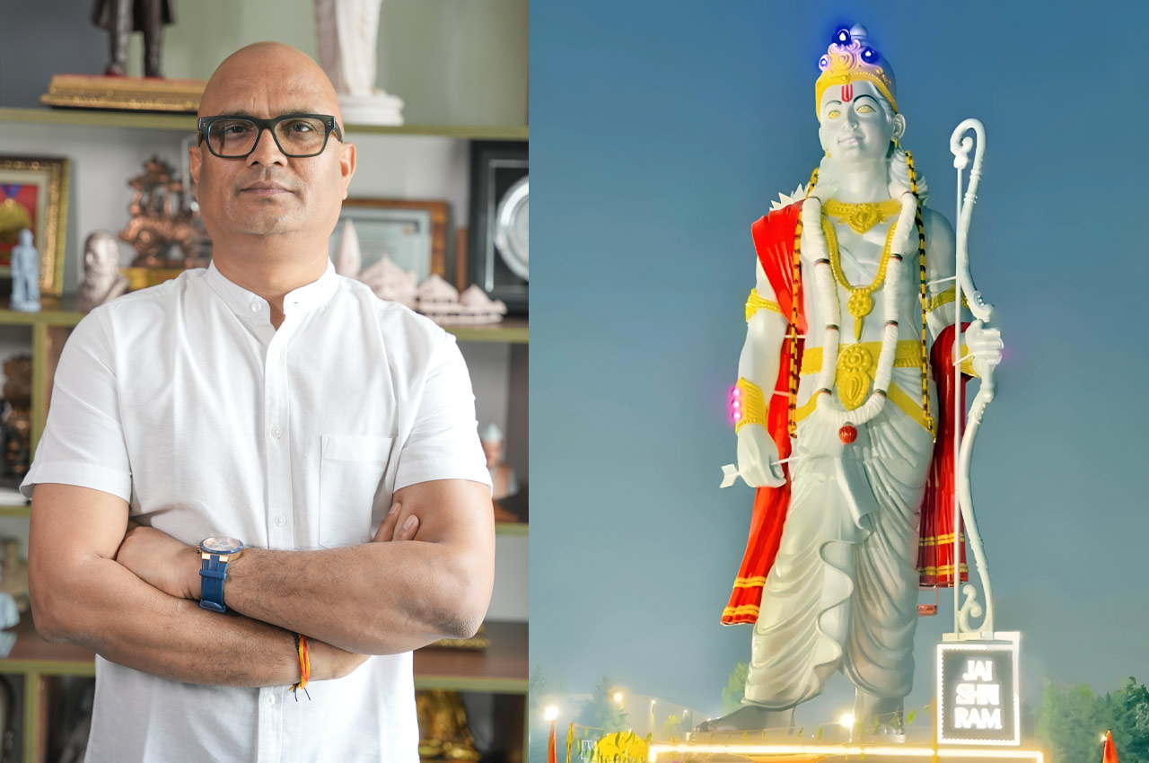 51-Foot-Tallest-Shri-Ram-Murti-by-Indian-Sculptor-Naresh-Kumar-Kumawat-Inaugurated-in-Canada