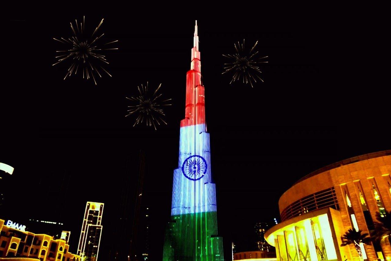 Burj-Khalifa-to-Shine-in-Tricolour-as-UAE-Celebrates-India’s-79th-Independence-Day