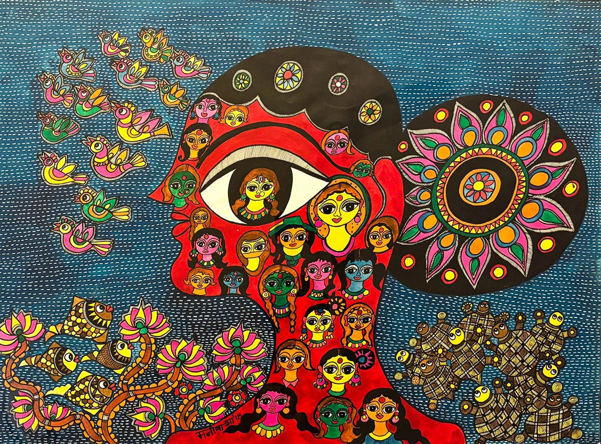 Amodini-1-Manisha-Jha-Madhubani