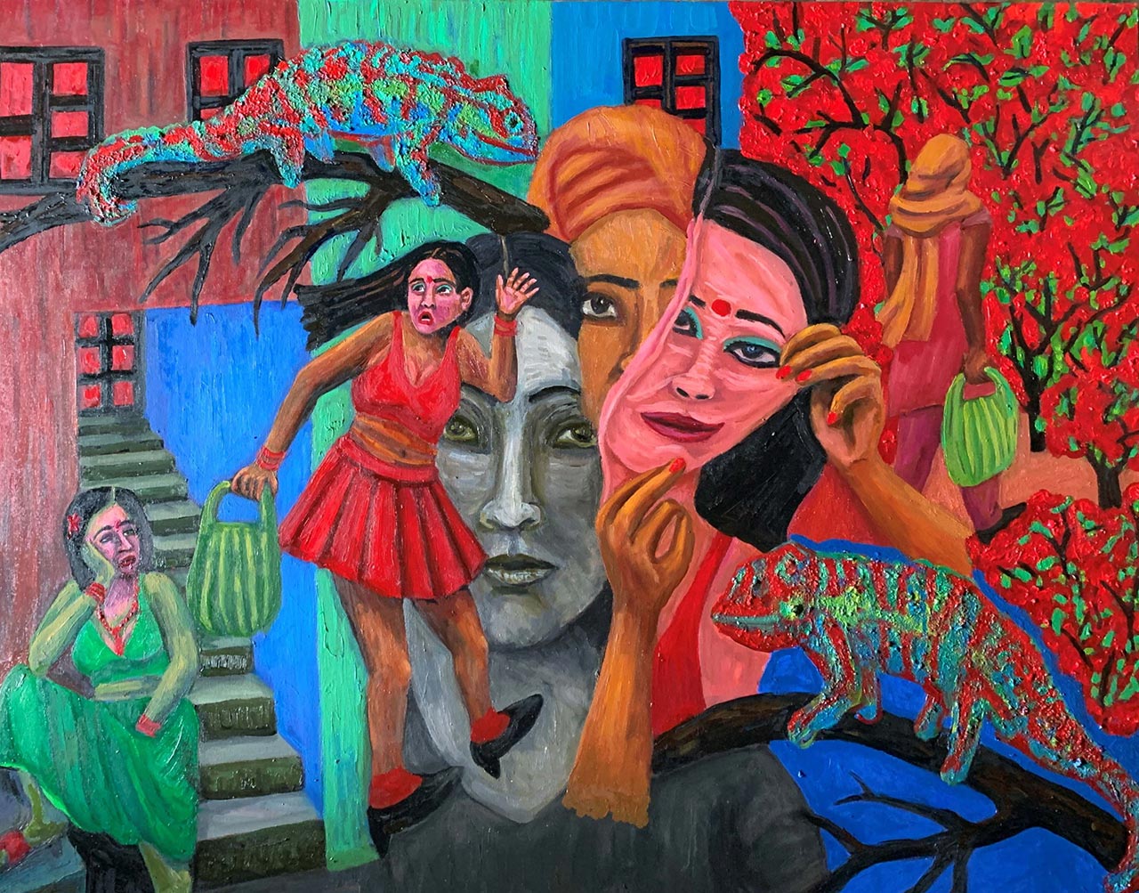 Ranjan-Kaul’s-Solo-Exhibition-ArtworkA-new-identity_oiloncanvas-39inx50in-2025-lores