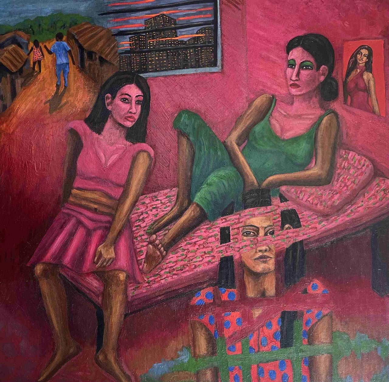 Ranjan-Kaul’s-Solo-Exhibition-Sex_Workers_oil-on-canvas_-36x36in_2024