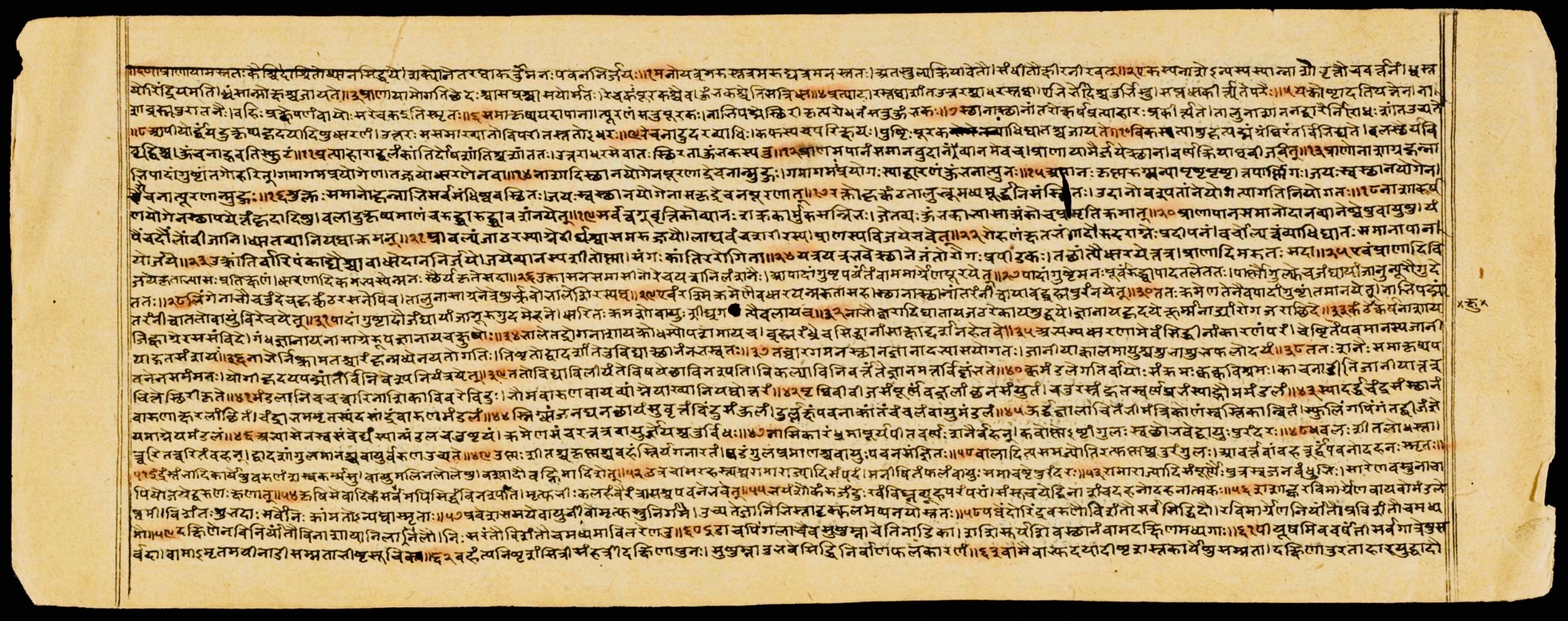 12th-century_Yogasastra,_Hemachandra_Jainism,_Sanskrit,_1_mm_Devanagari_script