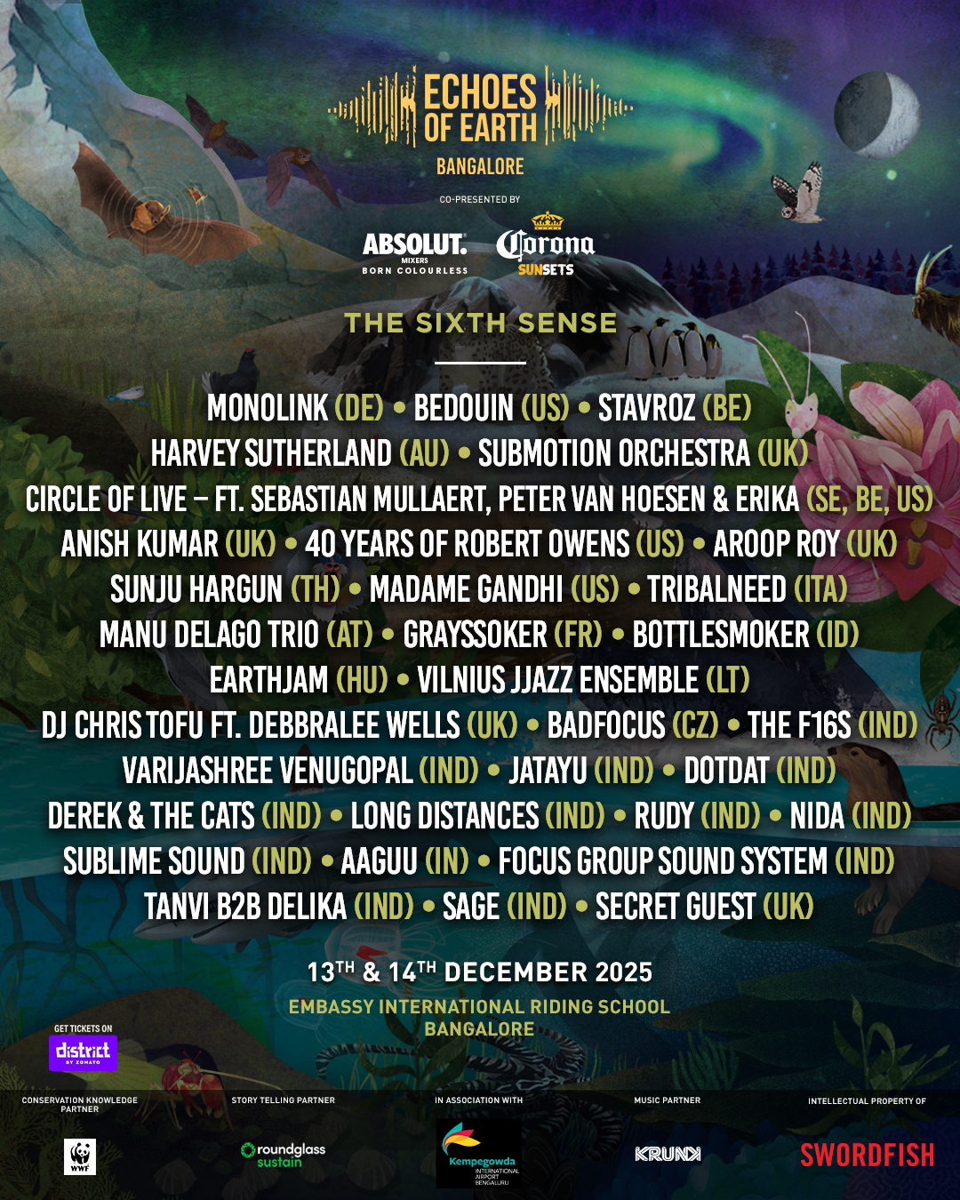 Final Lineup Echoes of Earth 2025