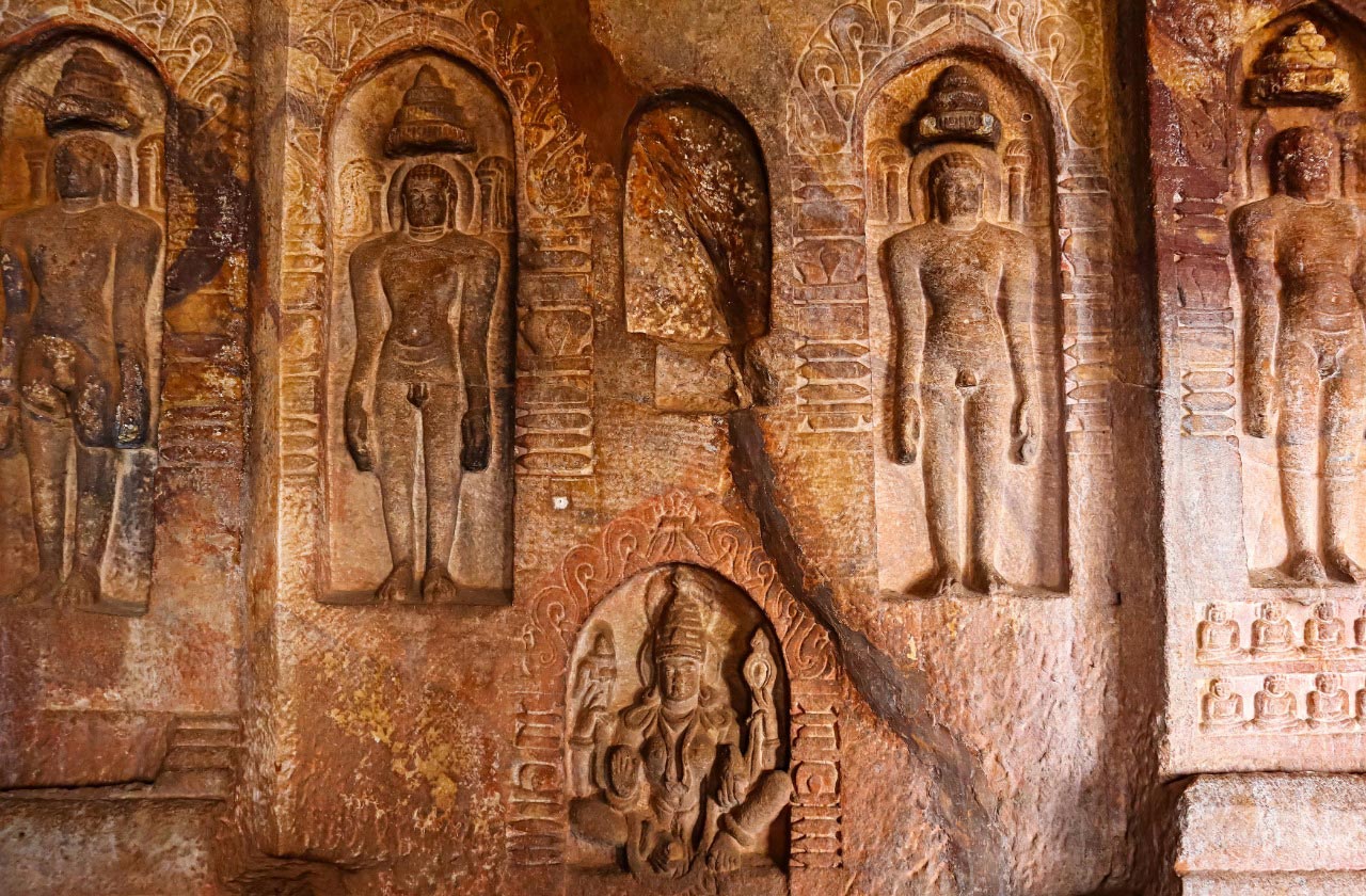 Jain-Art-Ellora-and-Badami-Jain-Caves