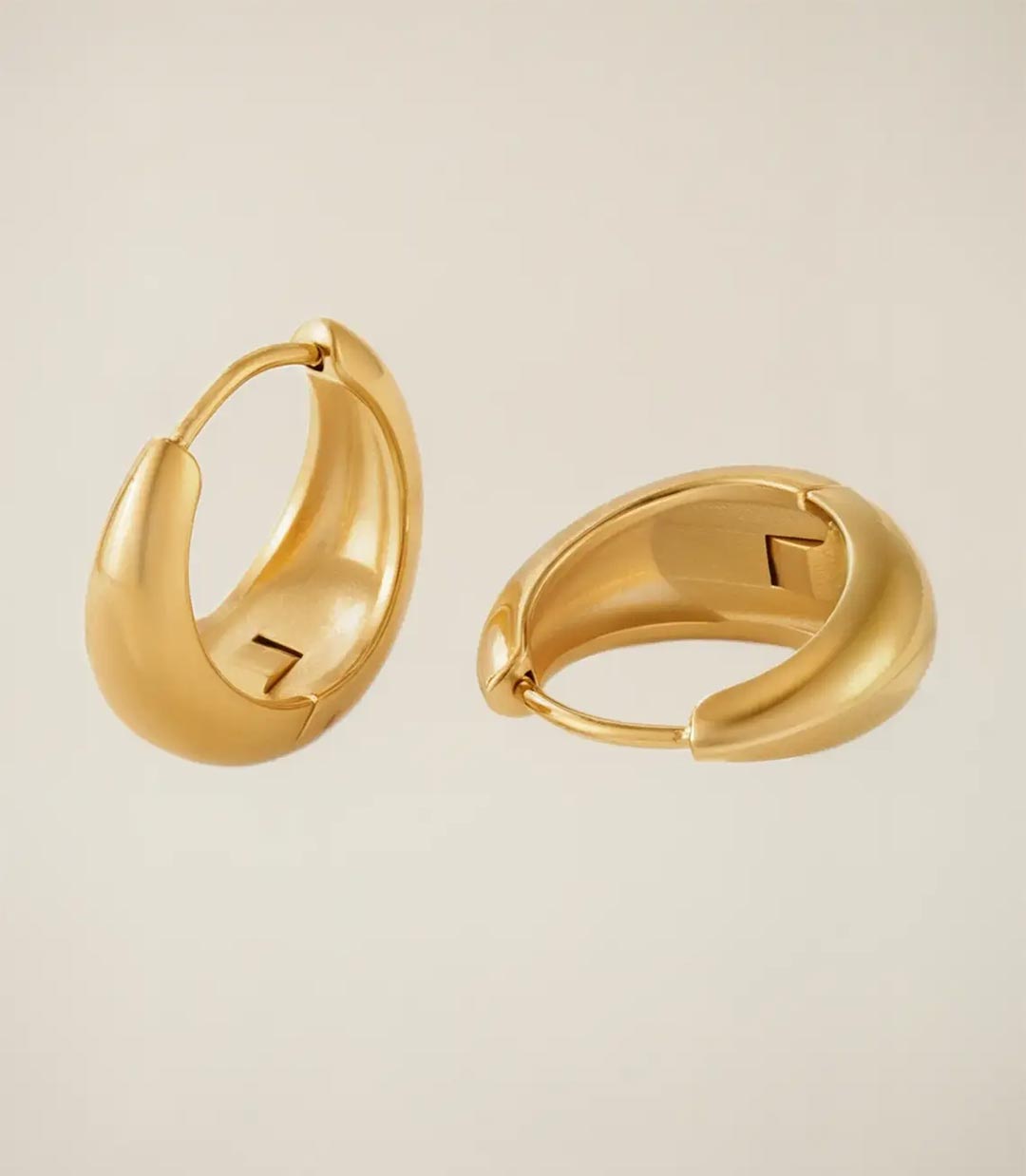 Leah Waterproof Huggie Earrings