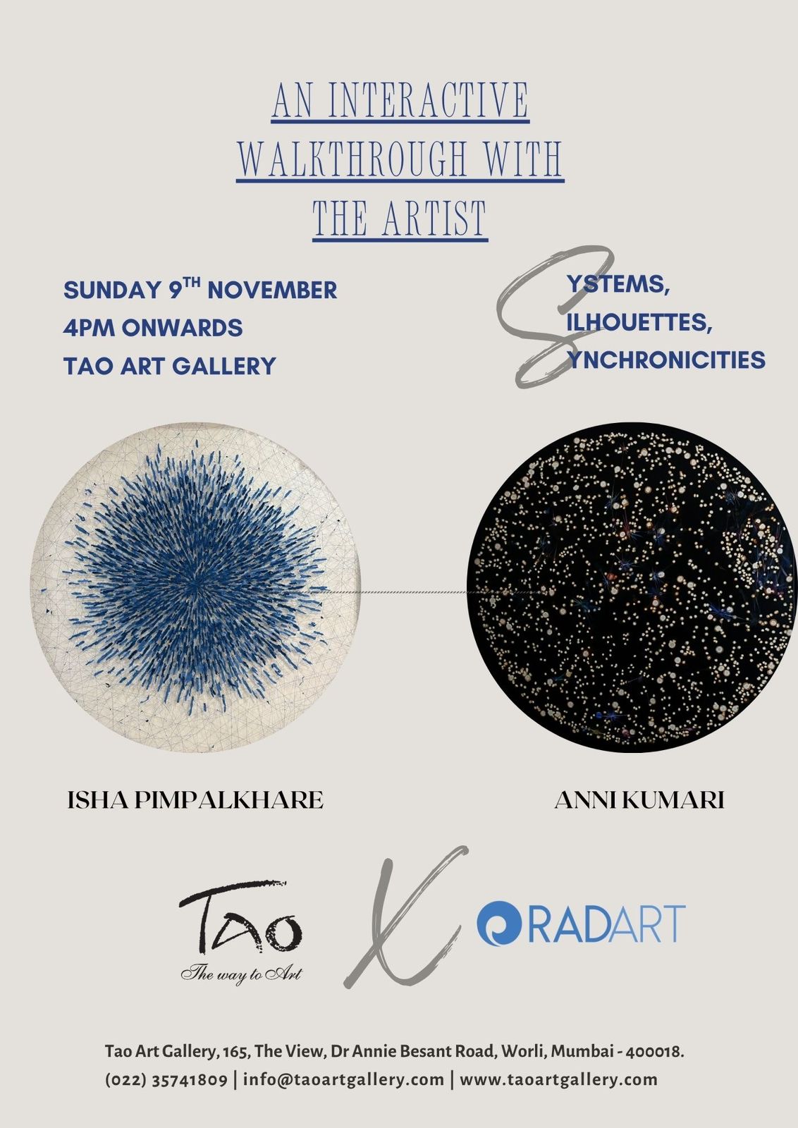 Systems, Silhouettes, Synchronicities at Tao Art Gallery