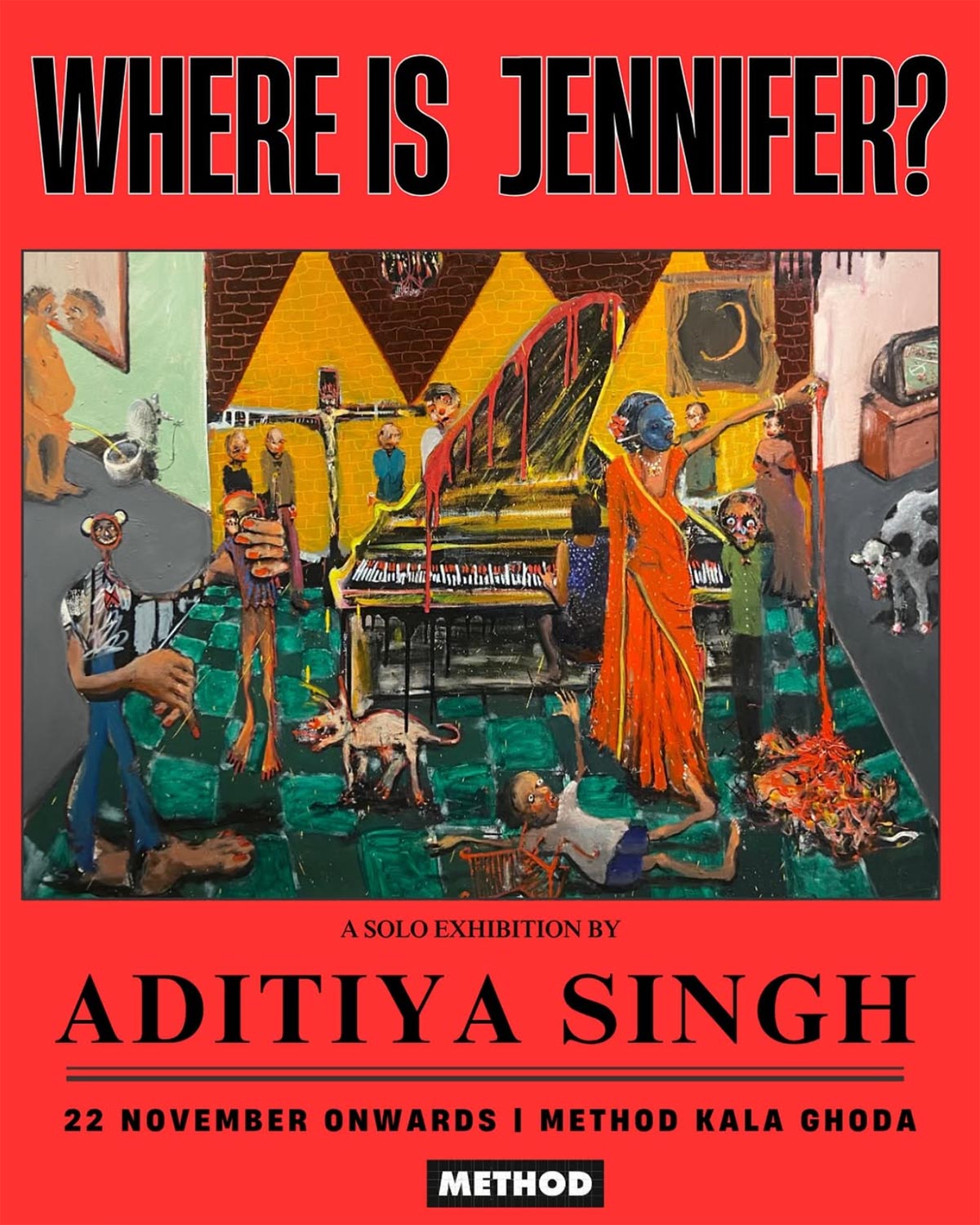 Artist-Aditya-Singh's-Where-Is-Jennifer-at-Method-Kala-Ghoda