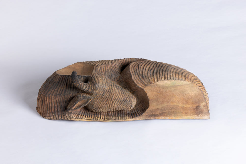 Gaurab-Das-BUFFALO-1-_-WOOD-_-29”-X-12”-X-10”