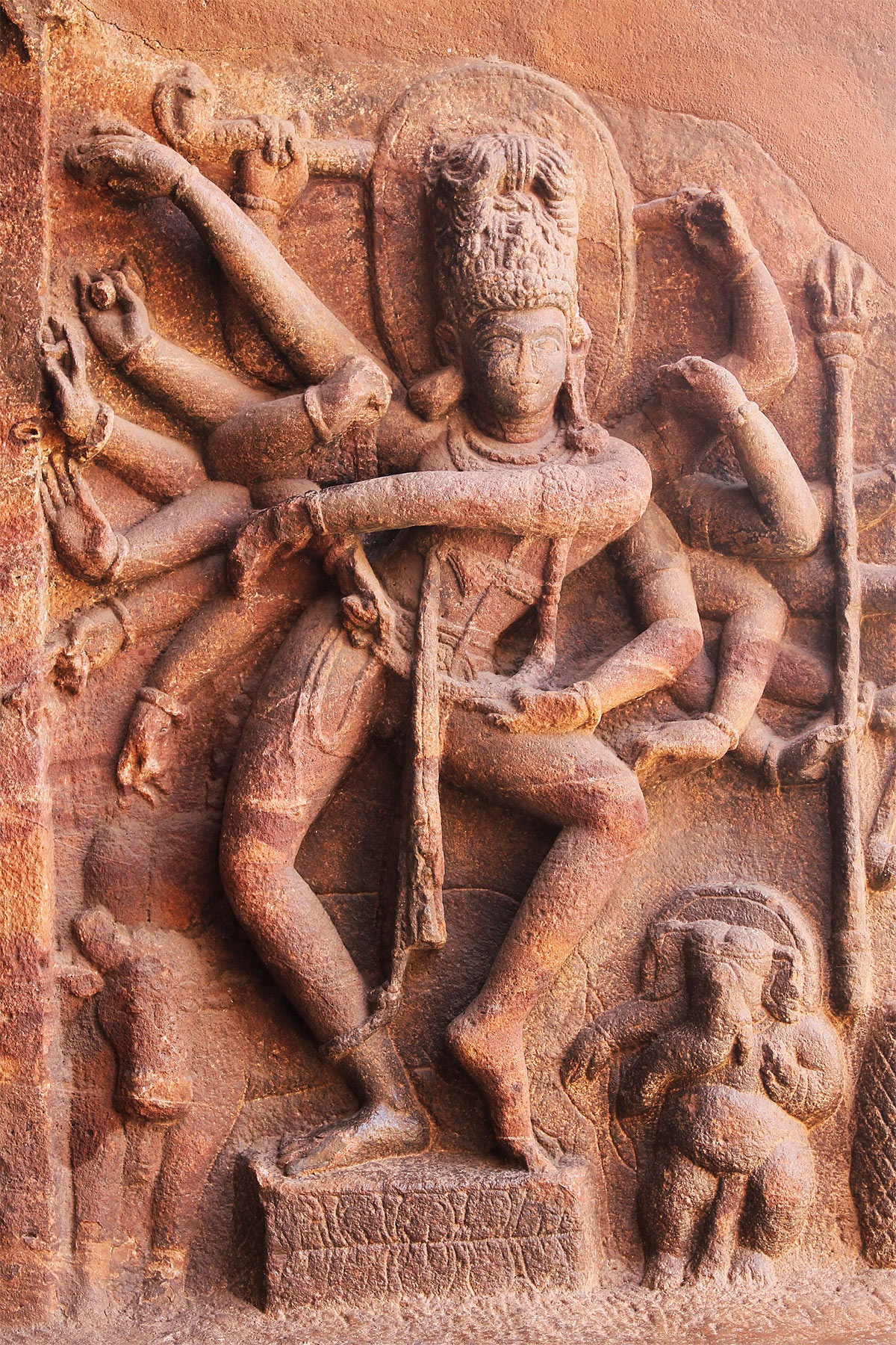 Nataraja, Badami Caves, Karnataka, 6th century.