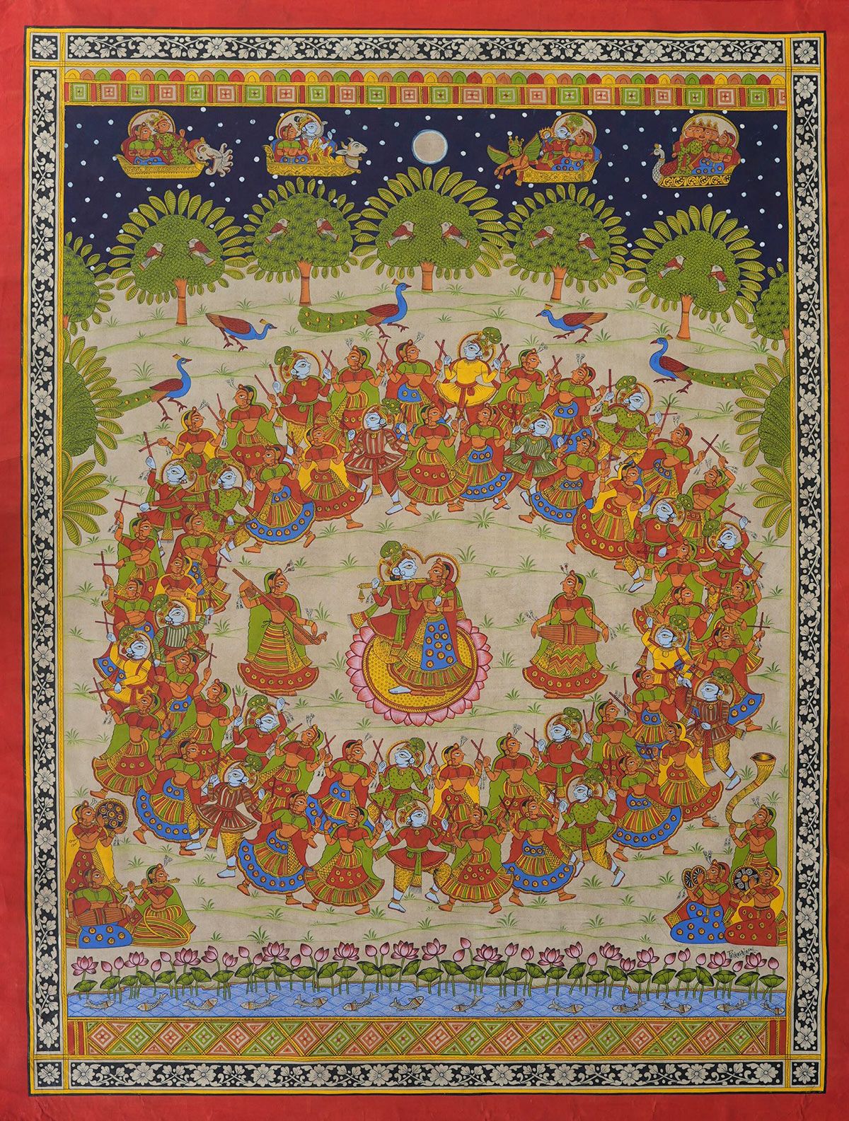 Phad-Krishna-Raas-leela