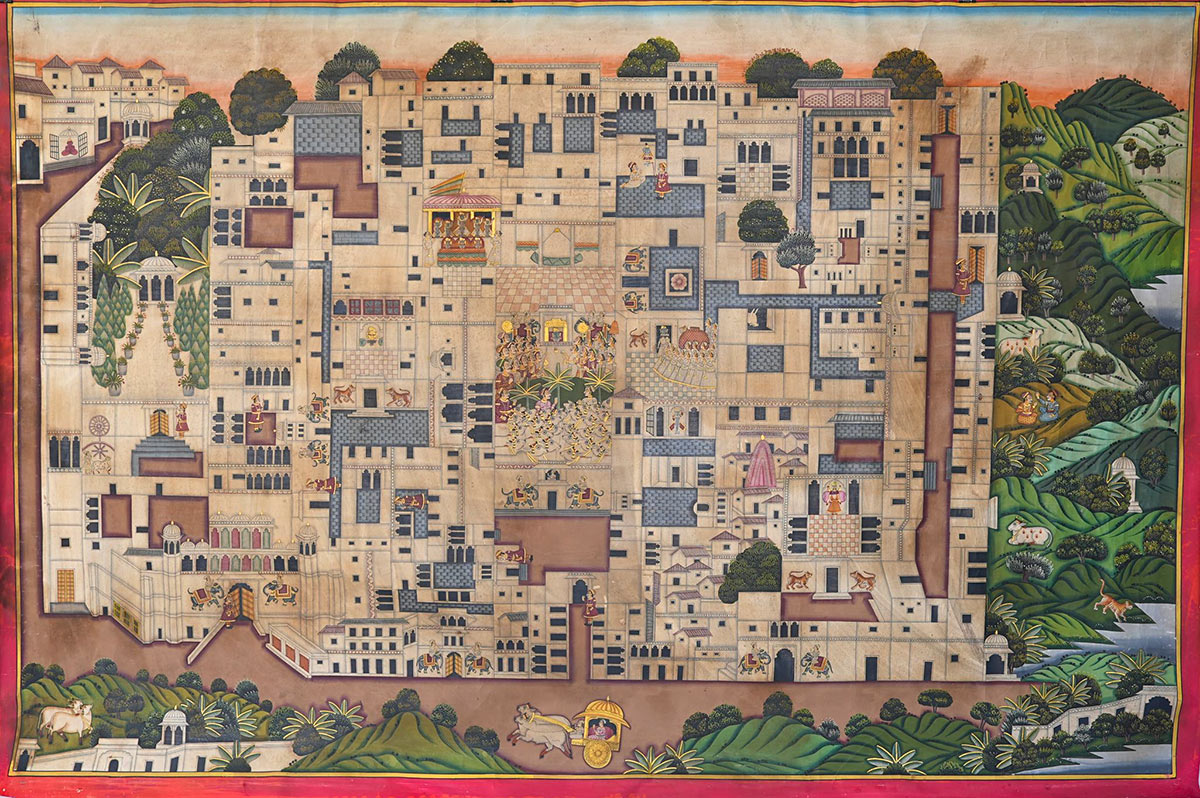 Pichhwai-Nathdwara-Map