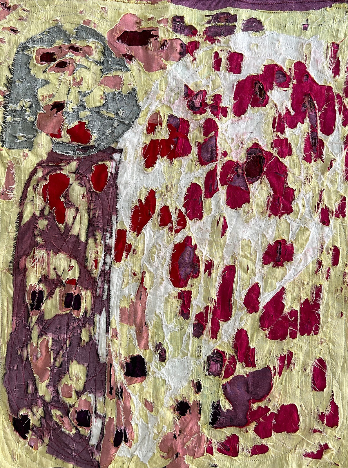 vaishali-oak,-visible-and-invisible-01,-fabric-assemblage,-year-2023,-size-24x18-inches