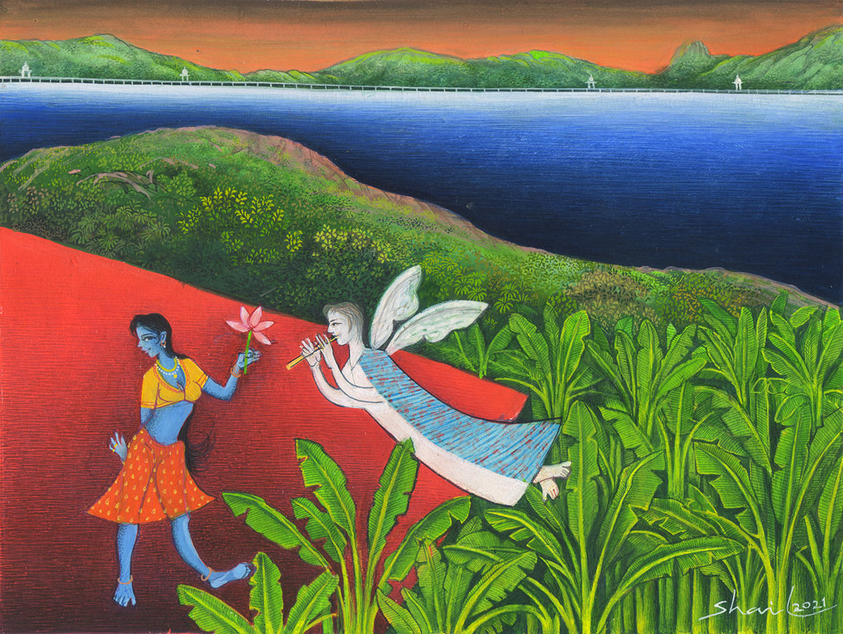 They Met by Artist Shail Choyal