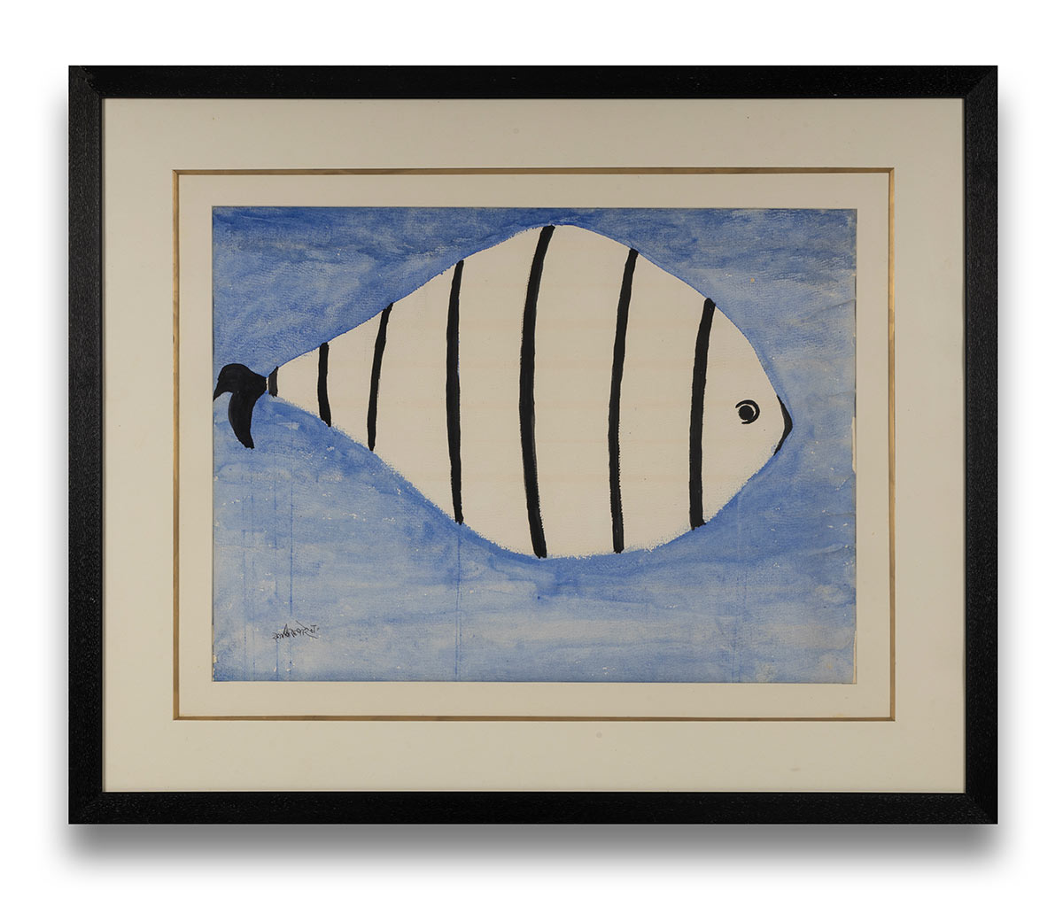 Kartick Chandra Pyne (b. 1931- d. 2017)Untitled Watercolour on rice paper 22 x 30 in. Undated