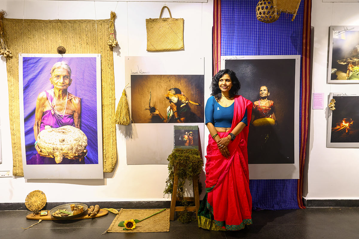 Assavri-Kulkarni-pictured-alongside-her-photographic-works-at-Show-of-Strength