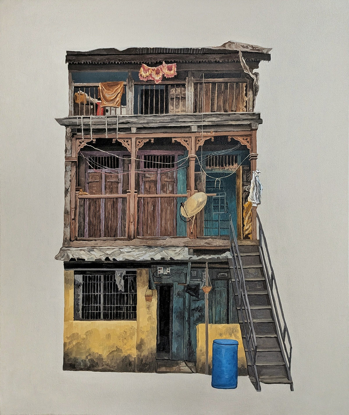 Charudatt-Pandey-Silent-Witness-Oil-&-Acrylic-on-Canvas-30X36.jpeg-1
