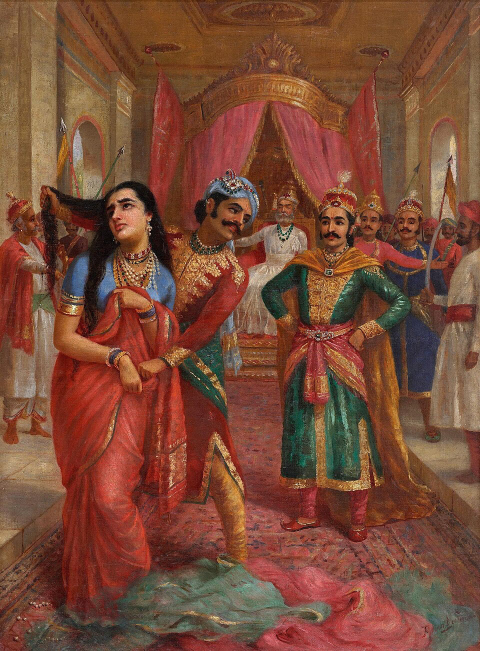 Draupadi Vastraharan, Raja Ravi Varma