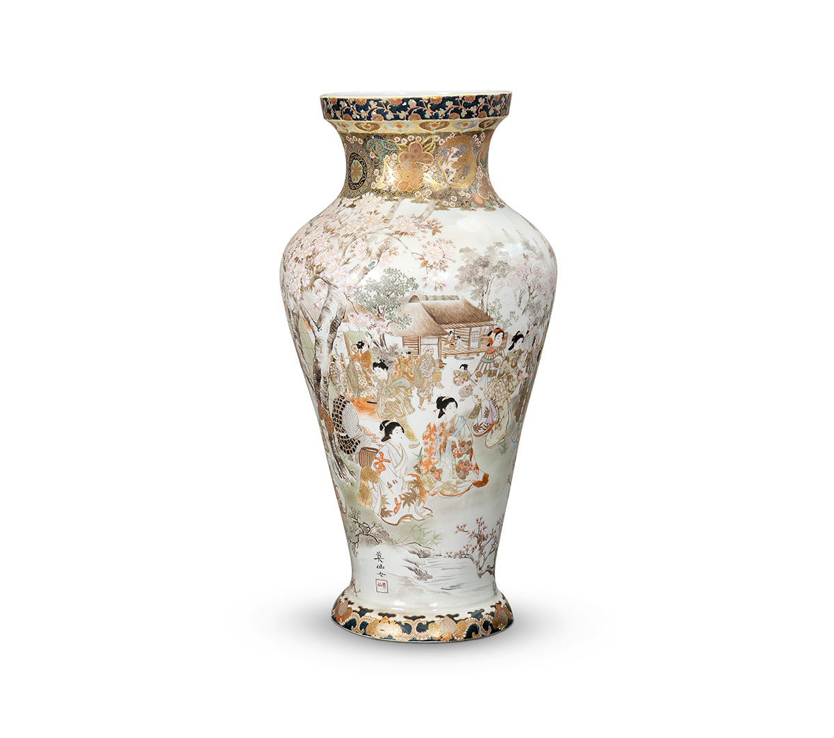 Lot-19--Decorative-Art-a-Large-Satsuma-Vase