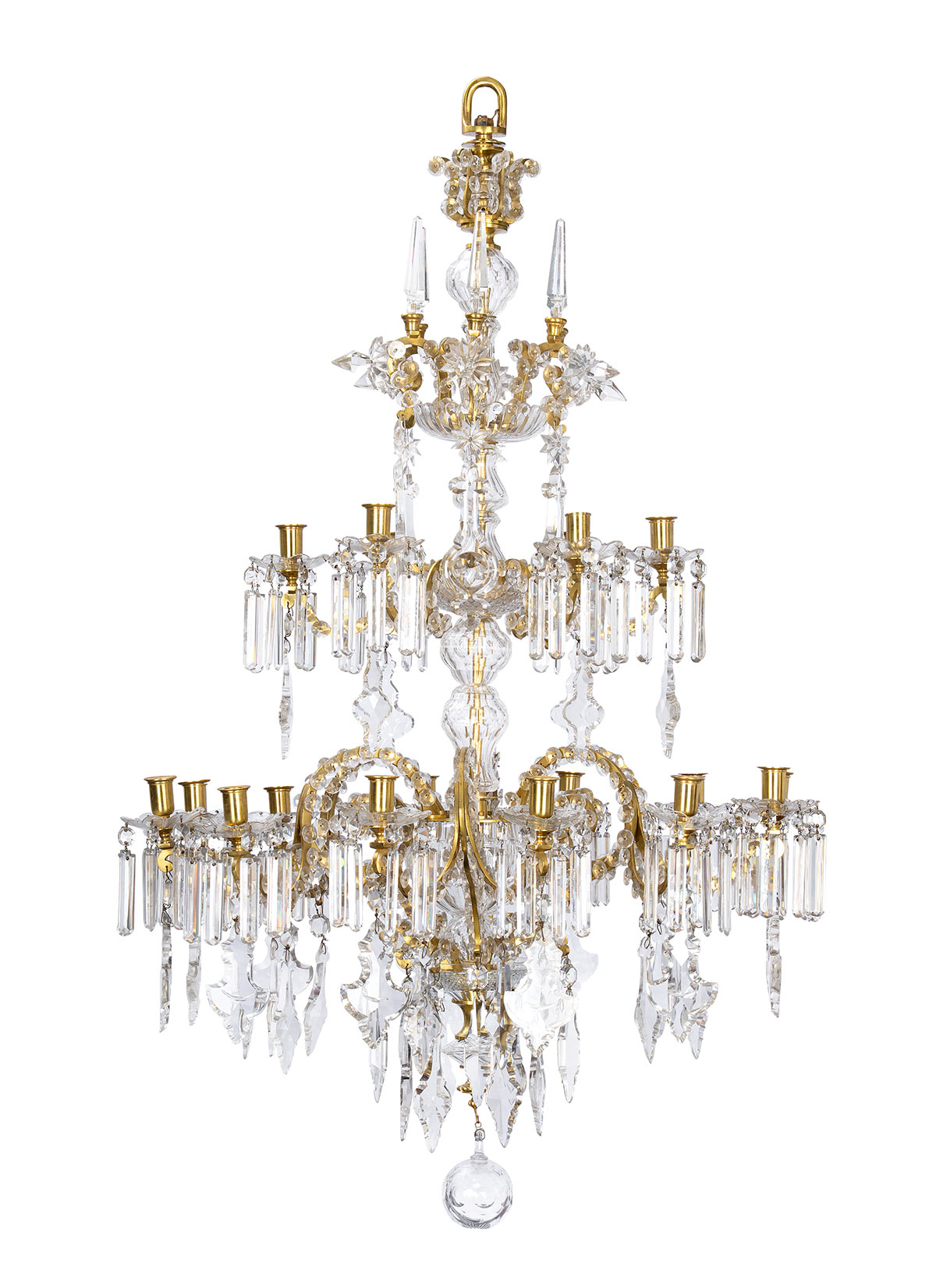 Lot-26-Decorative-Art-A-Cut-Crystal-Chandelier-by-Baccarat