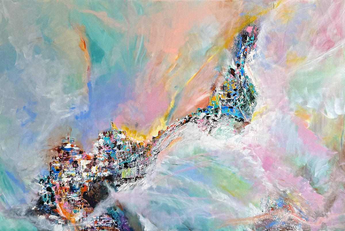 Nidhi-Sharma-Riding-into-light_Acrylic-on-canvas-_48X72-inches-_2026