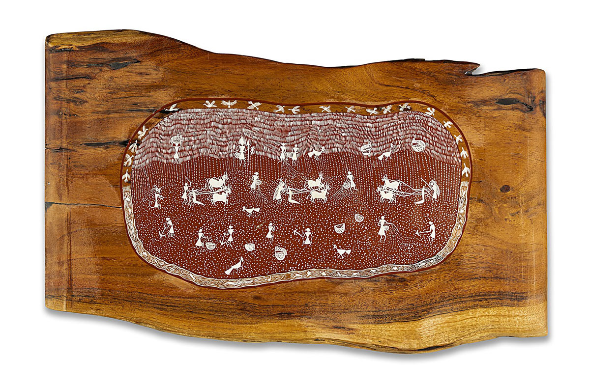 Aboriginal-Medium-Wood,-Acrylic,-resin-Size---37”-x-22”