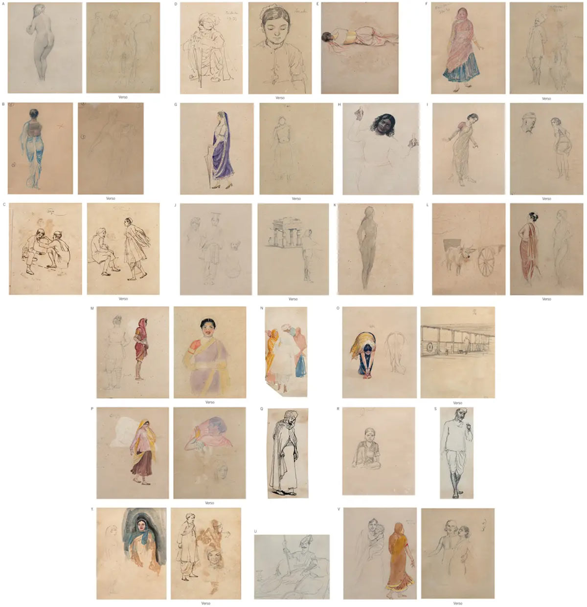 Lot-13-Rare-M.V.-Dhurandhar-Sketches-Included