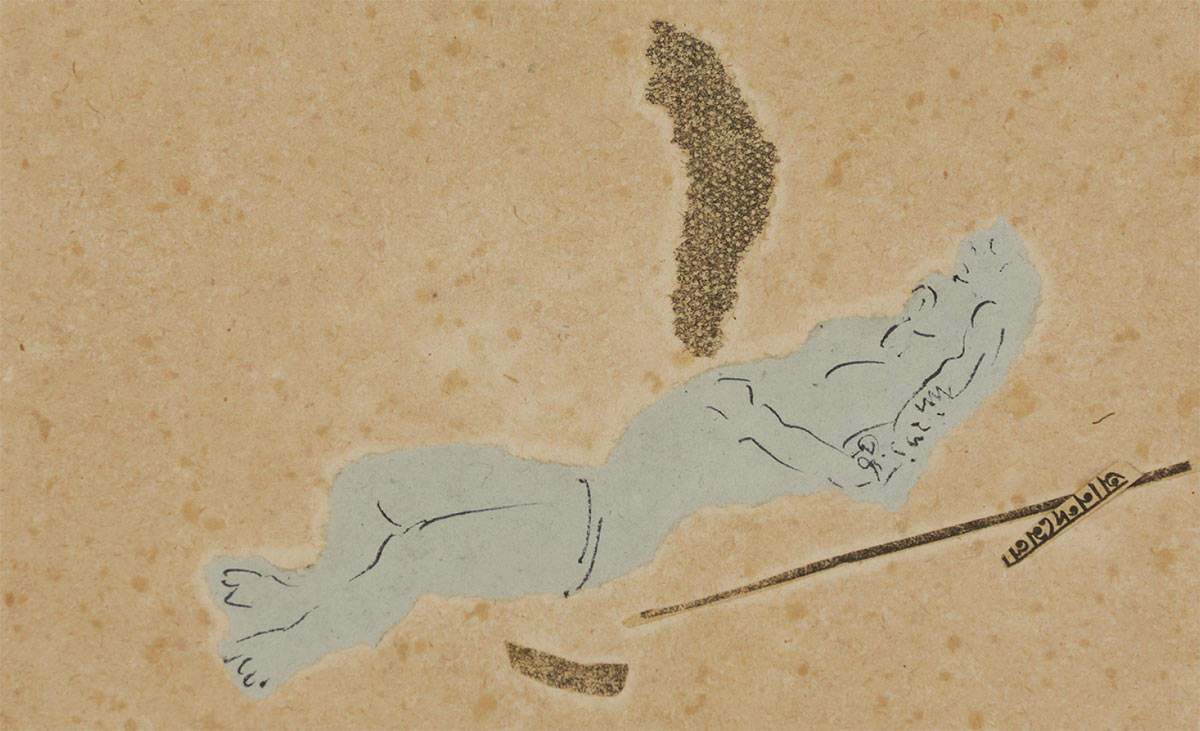 Nandalal-Bose-Anandamela,-Collage-on-Paper-1954