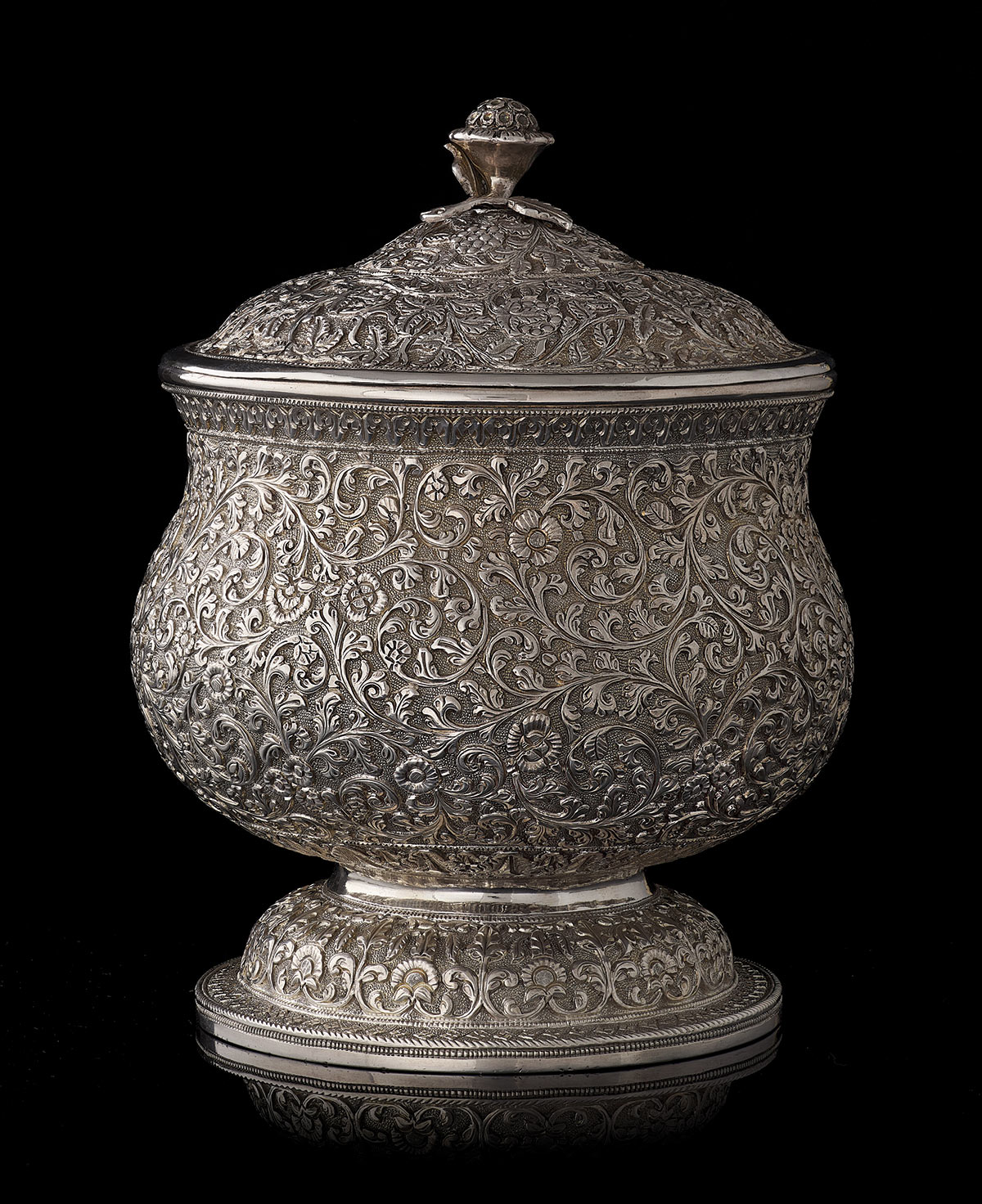 A-Kutch-Lidded-Bowl-Bhuj,-India,-circa-1890_