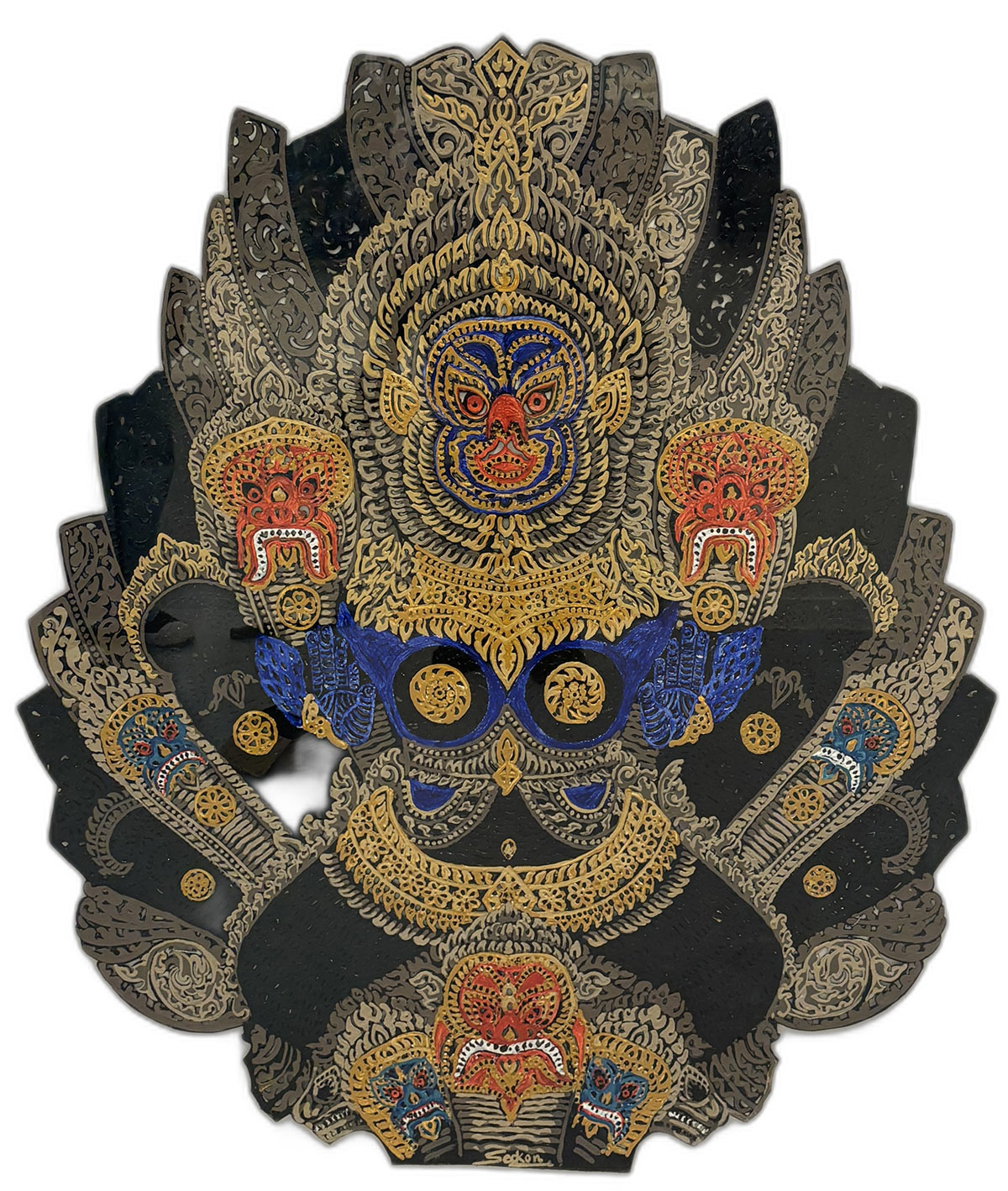 Leang-Seckon-Unity-Acrylic-on-leather-44.5-x-38.5-in-2026