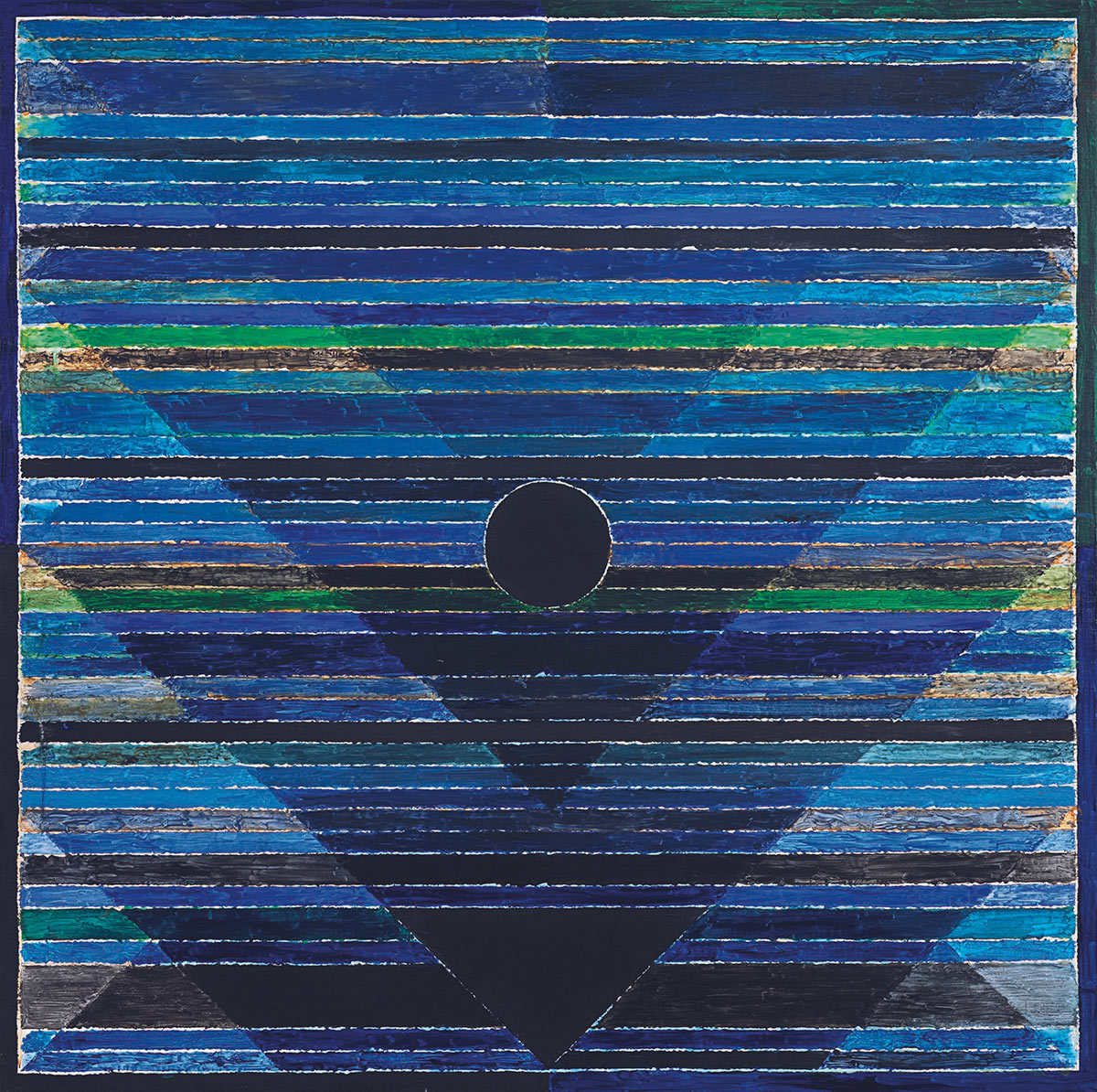 Lot 35, S H Raza’s Jala Bindu (1990)