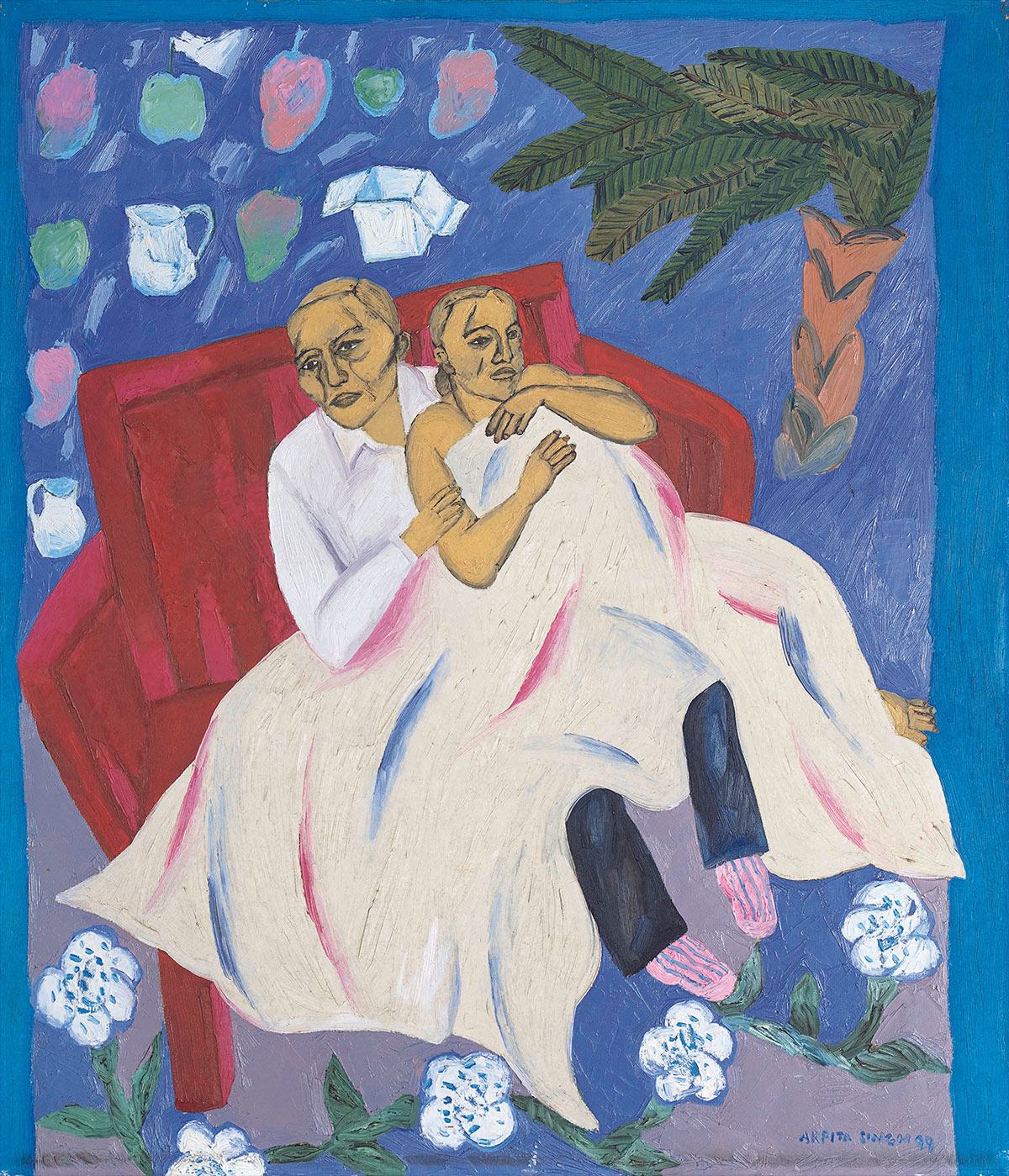 Lot-49,-an-Untitled-canvas-by-Arpita-Singh