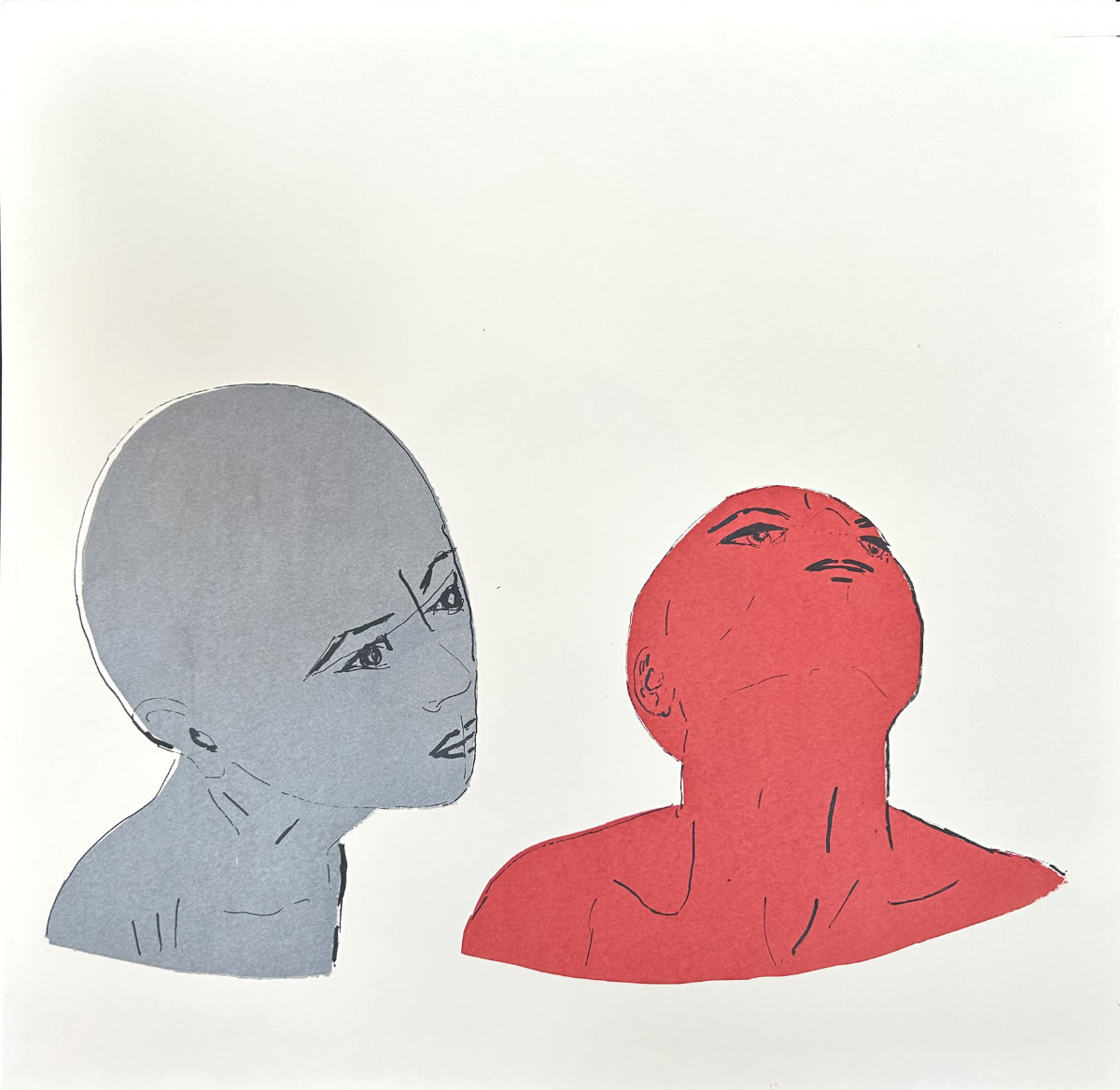 Rewati Shahani Heads (Silk Screen-print RS51)