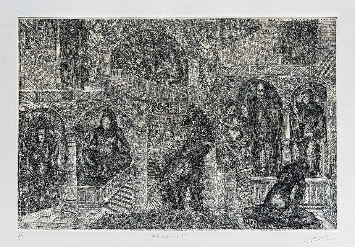 Swapnesh-Vaigankar-Museum-(Etching)
