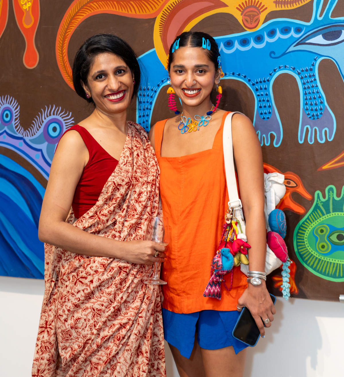 5. (L-R) Curator Priyanshi S & Artist Pranshu Takore