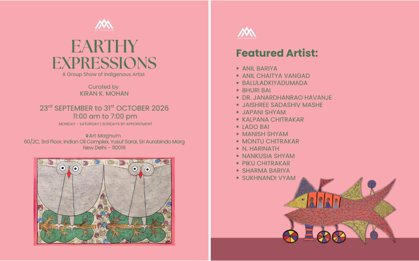 Earthy Expressions A Group Show of Indigenous Artists