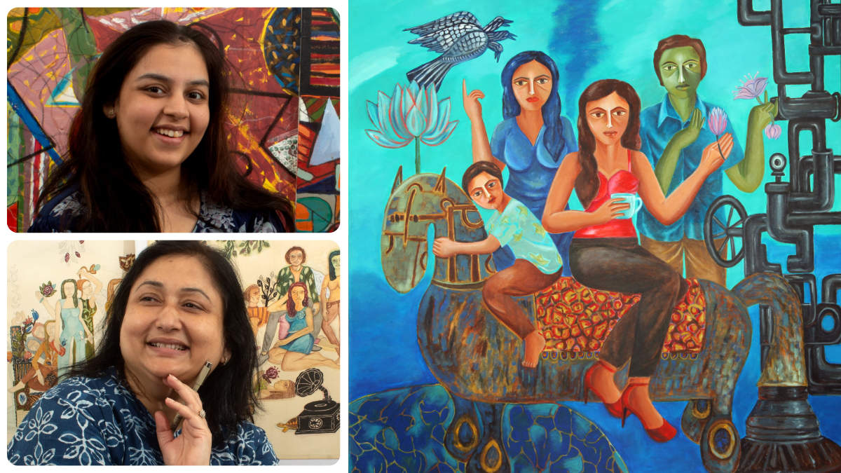 In-Between the Dialogue- Jyoti and Shreya Singh Explore Connection Through Art-01