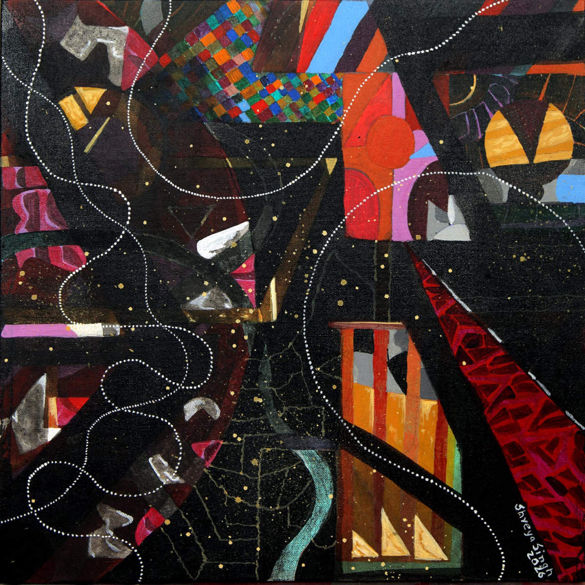 In-Between the Dialogue- Jyoti and Shreya Singh Explore Connection Through Art-02