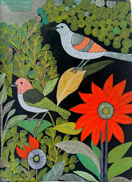 In her Native Tongue Showcases Contemporary Indigenous Voices at Palette Art Gallery Delhi-01B