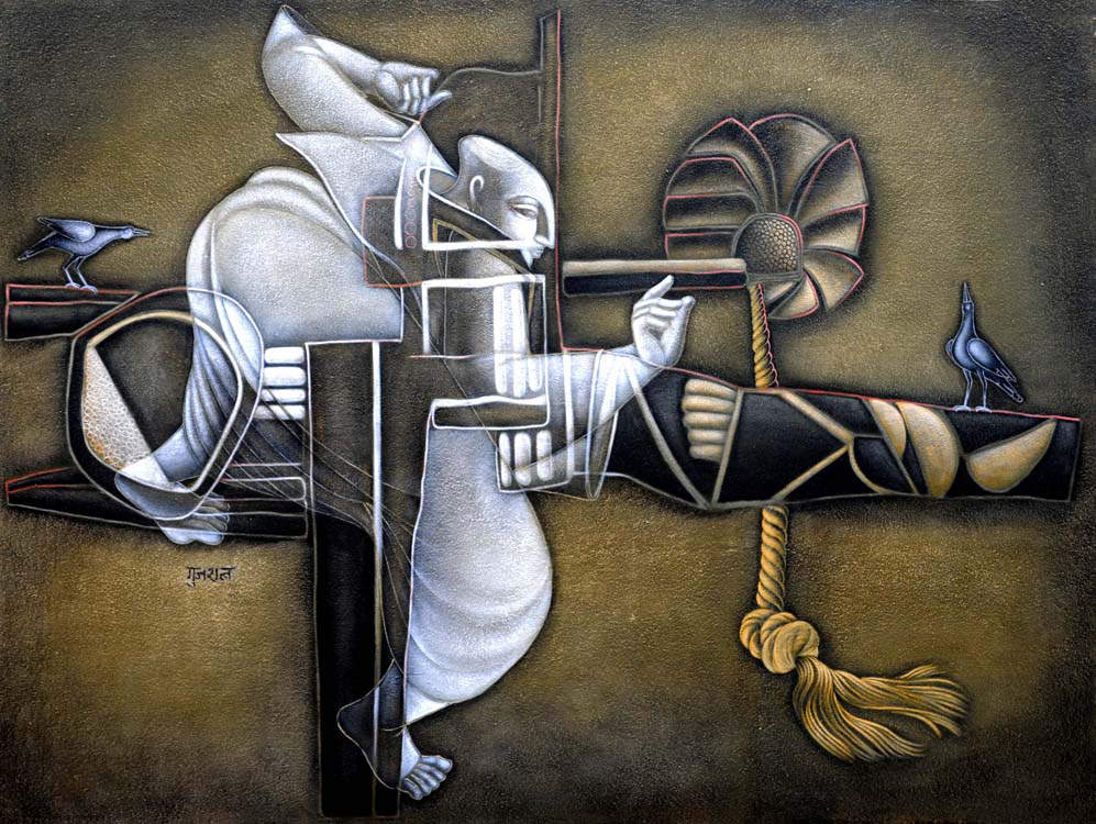 Untitled Satish Gujral